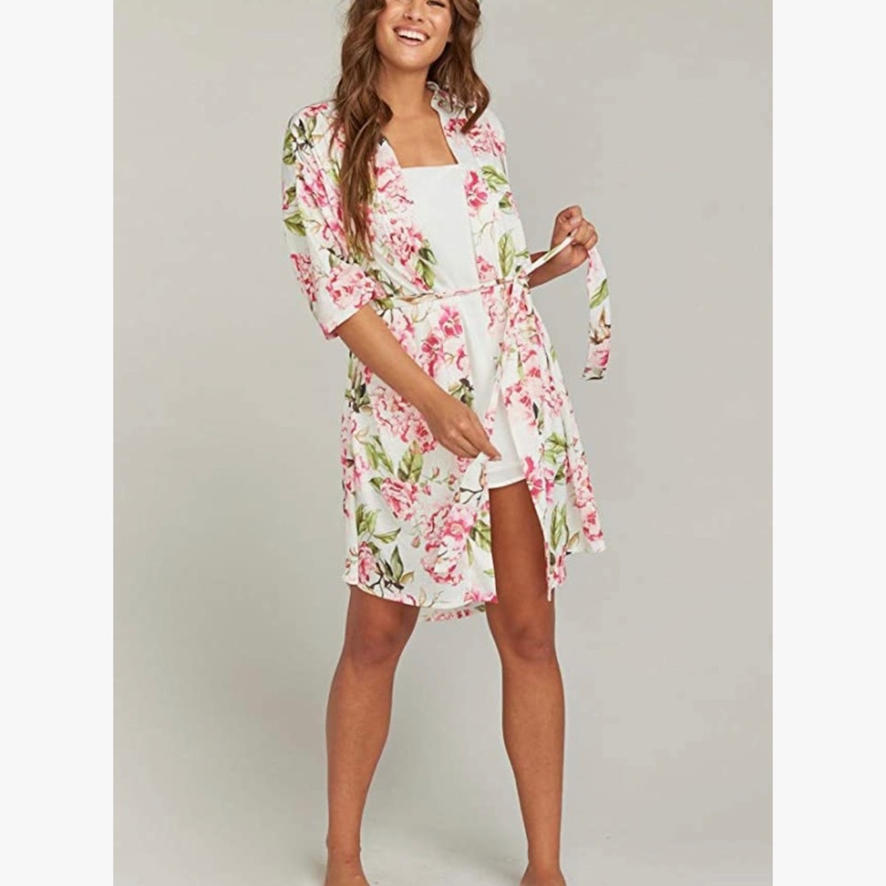 Show Me Your Mumu Brie Robe, Garden of Blooms